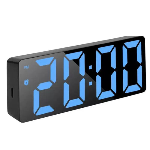 Despertador Digital LED Com Termômetro e Luz Noturna