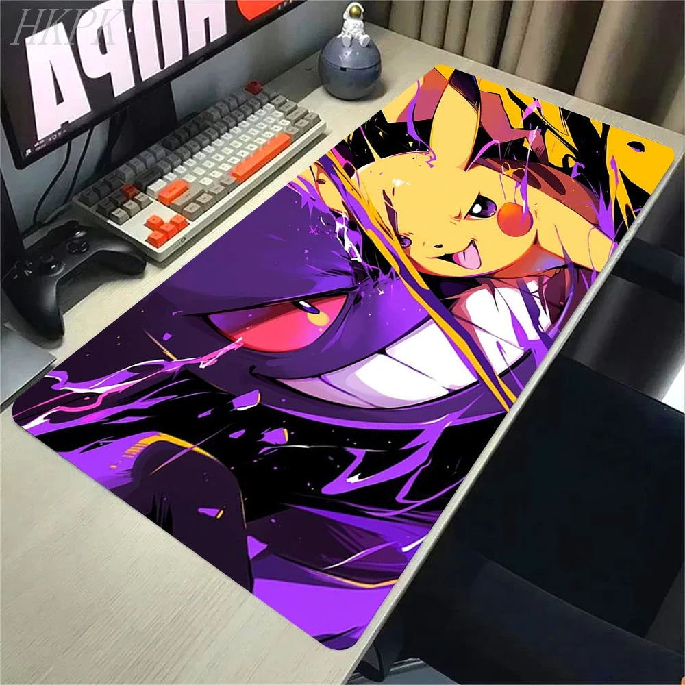 P-Pokemon-Gengar Grande Mousepad Large Gaming Mouse Pad LockEdge Thickened Computer Keyboard Table Desk Mat