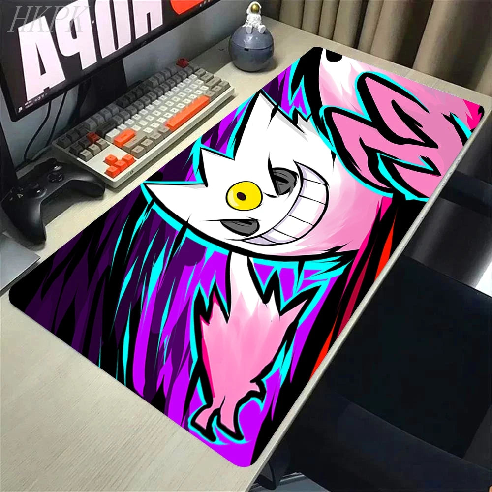 P-Pokemon-Gengar Grande Mousepad Large Gaming Mouse Pad LockEdge Thickened Computer Keyboard Table Desk Mat