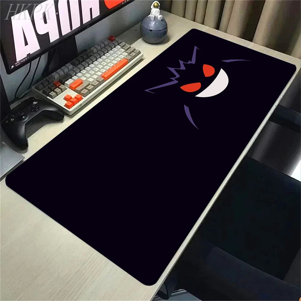 P-Pokemon-Gengar Grande Mousepad Large Gaming Mouse Pad LockEdge Thickened Computer Keyboard Table Desk Mat