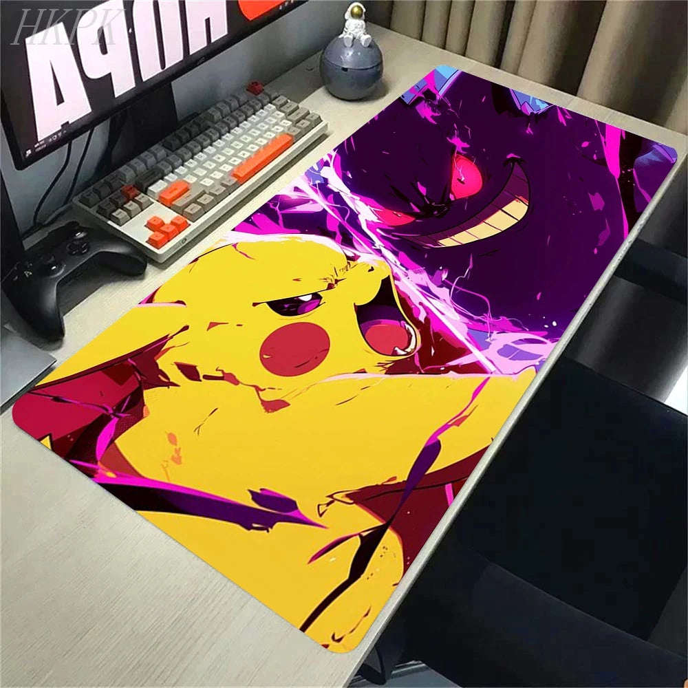 P-Pokemon-Gengar Grande Mousepad Large Gaming Mouse Pad LockEdge Thickened Computer Keyboard Table Desk Mat