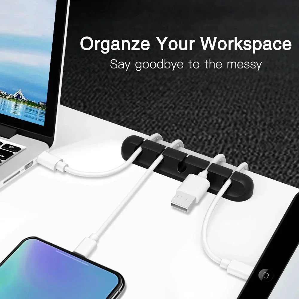Organizador de cabos USB